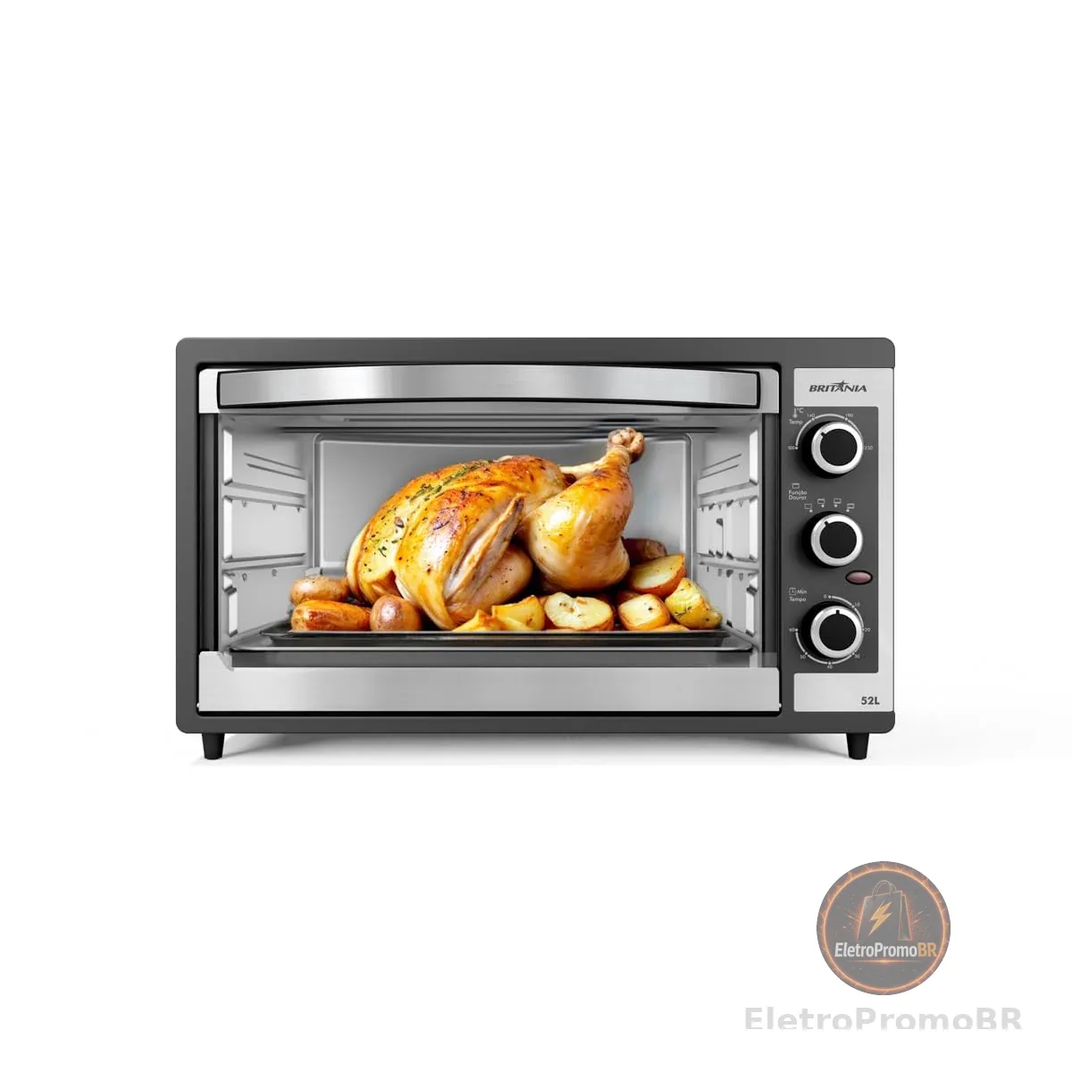 Forno Elétrico Britânia BFE55P Dupla resistência 52L 127V