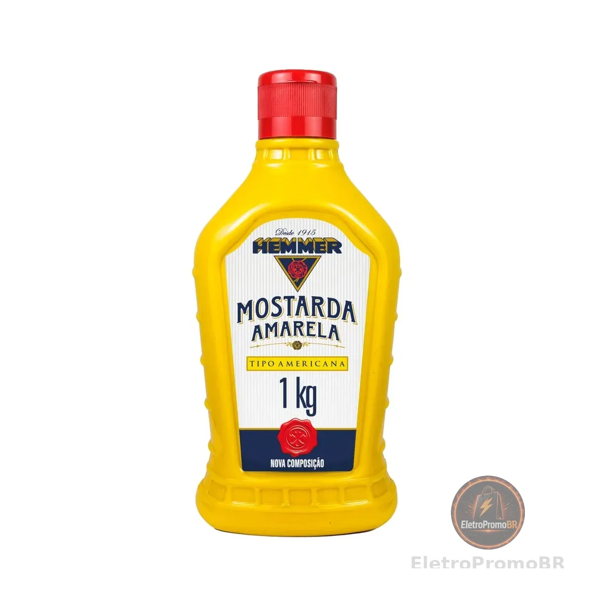 Hemmer Mostarda Amarela Americana Squeeze 1Kg