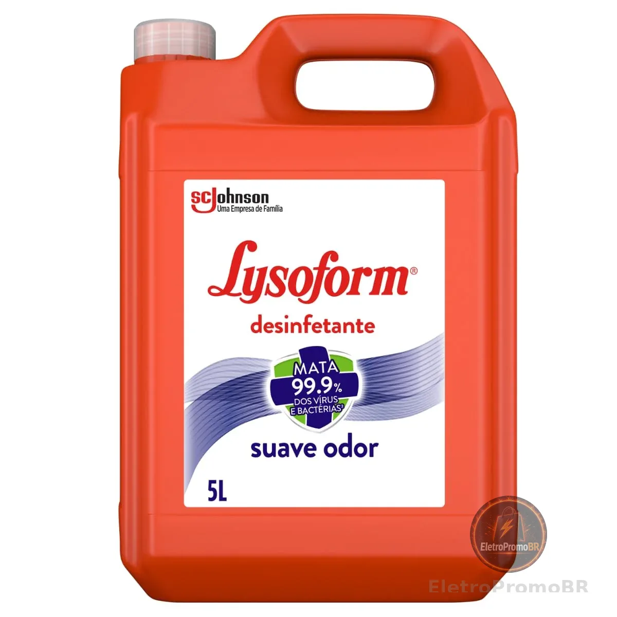 Lysoform Suave Odor, Desinfetante Líquido, Limpeza Casa, 5L