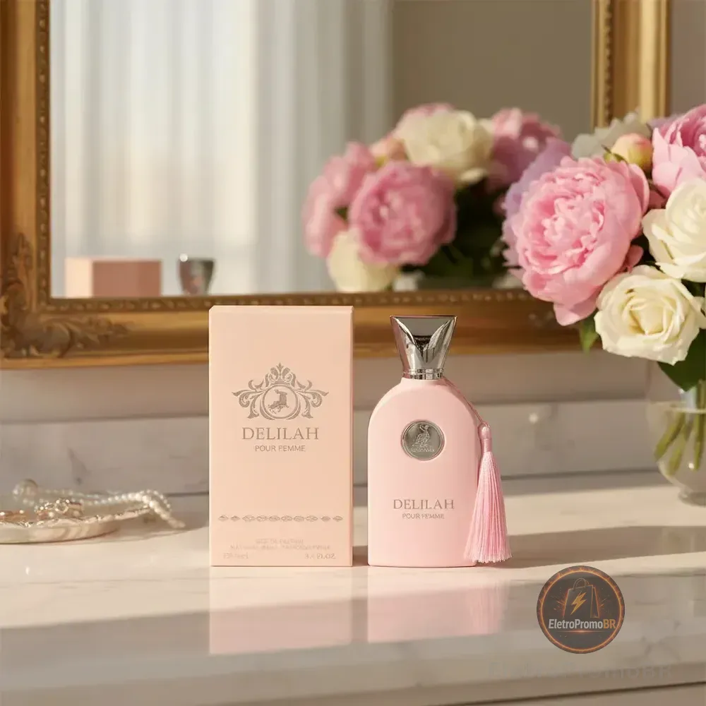 Perfume Árabe Delilah Maison Alhambra Eau De Parfum 100 Ml color rosa