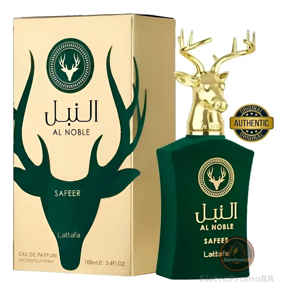 Perfume Árabe Al Noble Safeer Edp 100ml Lattafa Masculino