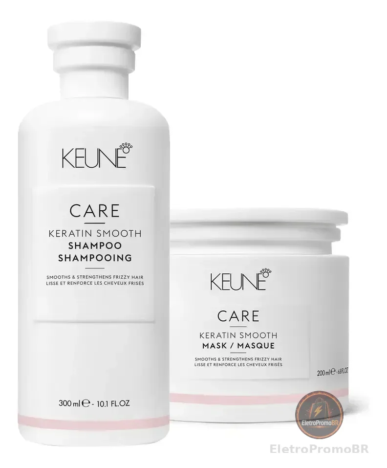 Kit Keune Care Keratin Smooth Shampoo Mask (2 Produtos)