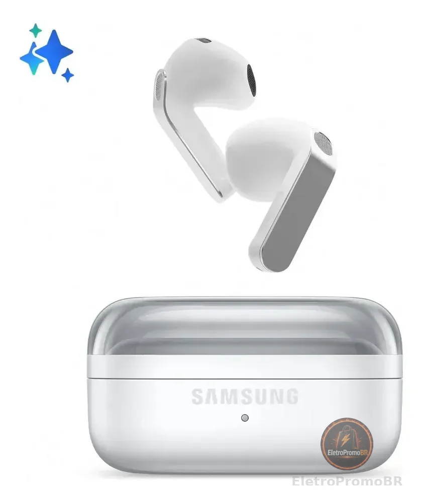 Samsung Galaxy Buds4,fone De Ouvido,galaxy Ai,gemini,branco