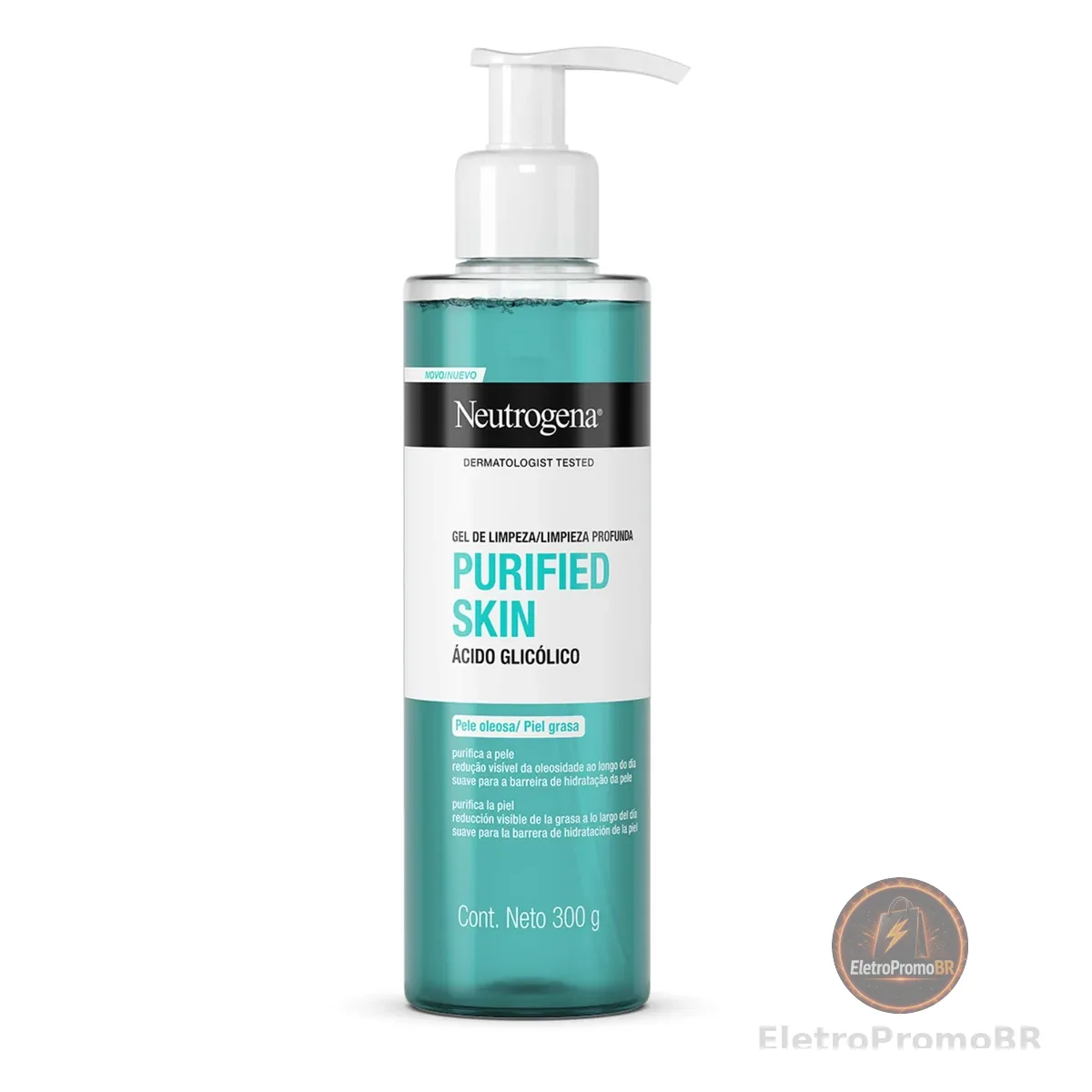 Neutrogena Gel de Limpeza Facial Purified Skin, 300g