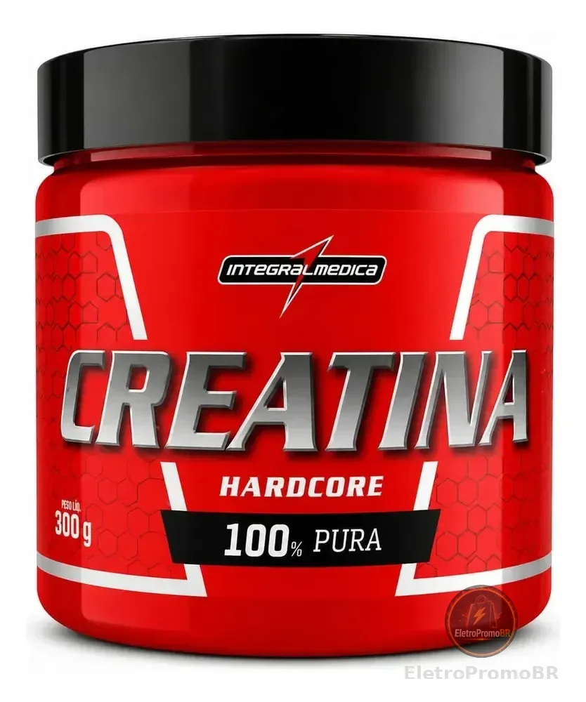 Creatina Hardcore Pó 100% 300g Integralmedica