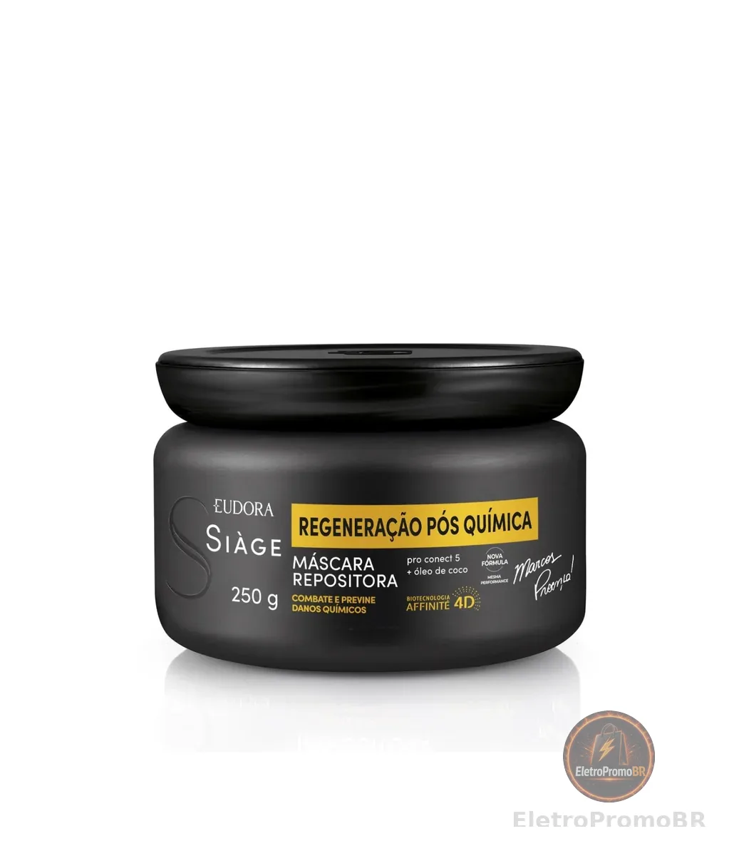 Eudora Máscara Repositora Siàge Expert Regeneração Pós Química 250g