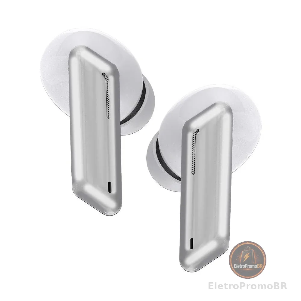AER by Geonav Fone de Ouvido TWS Aerlive, Bluetooth, Autonomia 4,5* horas, Microfone, Estojo carregador, AER12WT, Branco
