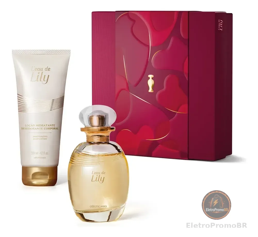 O Boticário Leau De Lily Kit Presente (2 Itens)