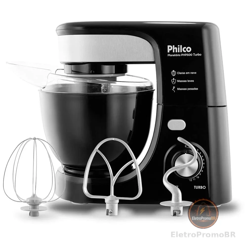 Philco PHP500 Turbo, Batedeira Planetária 220V - 700W