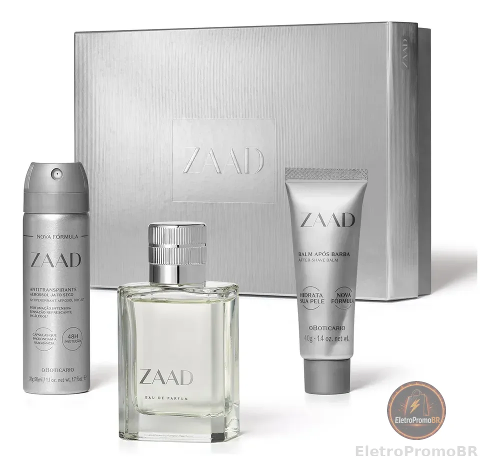 Presente Especial Zaad O Boticário Masculino Perfume Amadeirado