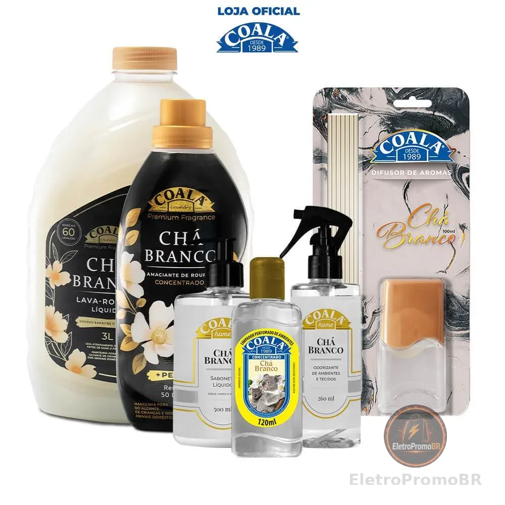 Kit Coala Completo Chá Branco