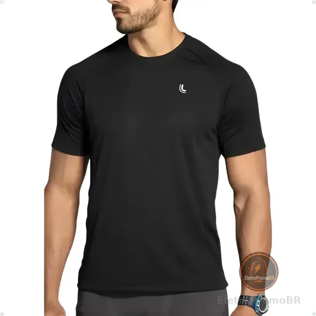 Camiseta Esportiva Lupo Masculina Dry Academia Confortável