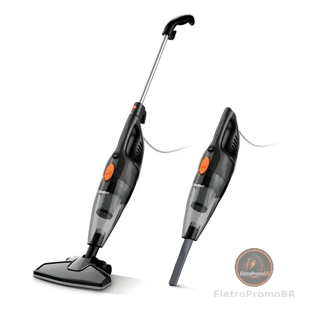 Aspirador De Pó Vertical 2 Em 1 Portátil Gaabor 650w