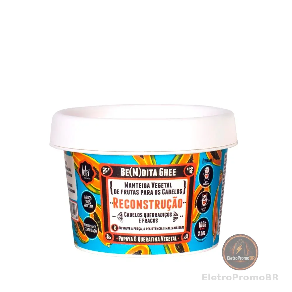 Be(M)Dita Ghee Reconstrução Mamão 100G, Lola Cosmetics