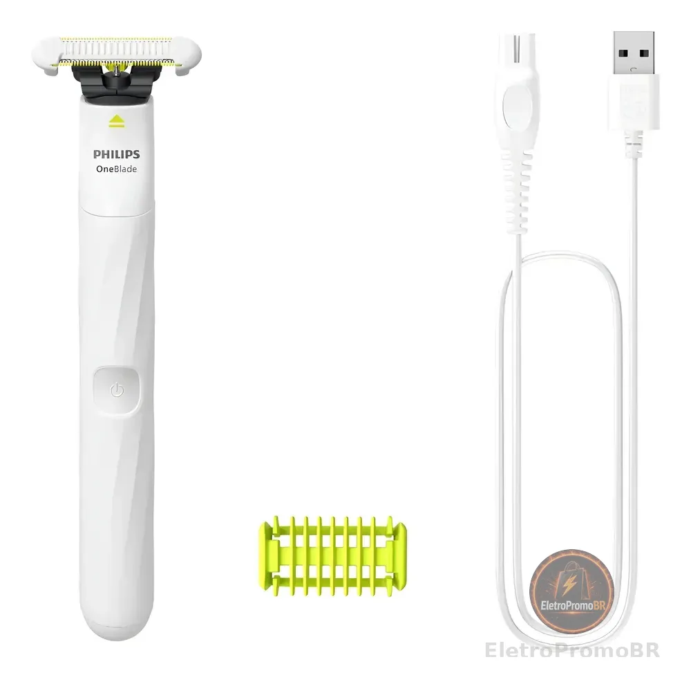 Aparador E Raspador Oneblade Intimate Qp1924/10 Philips Branco 127/220v
