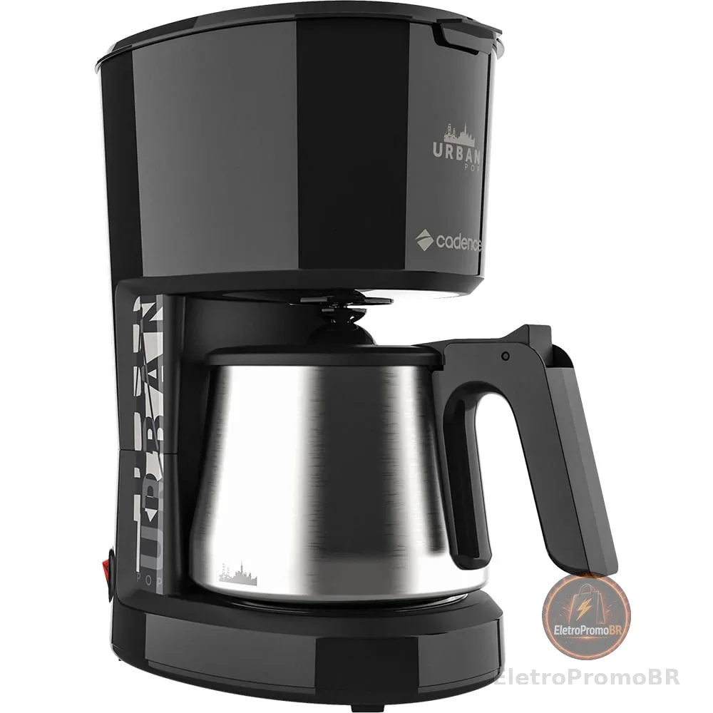 Cafeteira Elétrica Cadence Urban Pop Inox