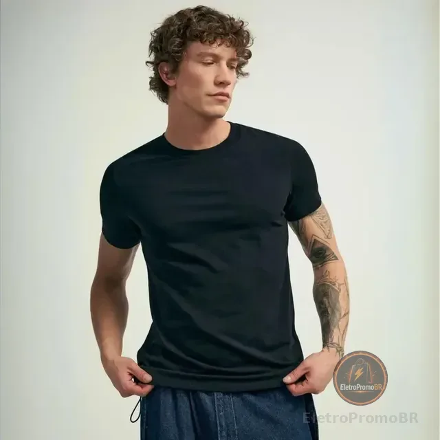 Tech Shirt Seven Line Camiseta Modal Masculina