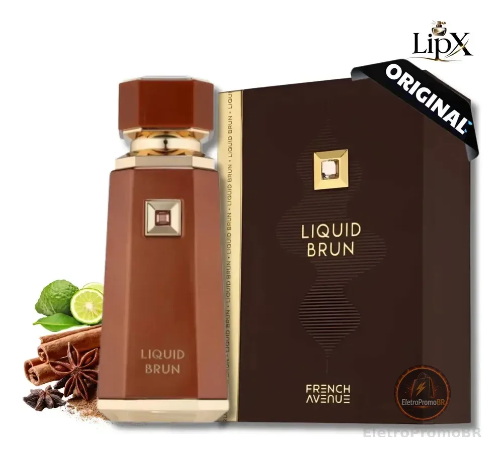 Perfume Árabe Liquid Brun French Avenue Masculino Edp 100ml