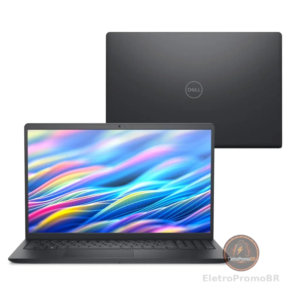 Notebook Dell 15 DC15-C3100-A20, Intel Core 3 100U, Windows 11 Home | 15,6 FHD 120 Hz Antirreflexo, 8 GB RAM, 512 GB SSD, Intel UHD Graphics, USB 3.2 Type‑C, HDMI 1.4, Leitor SD, Garantia 1 ano