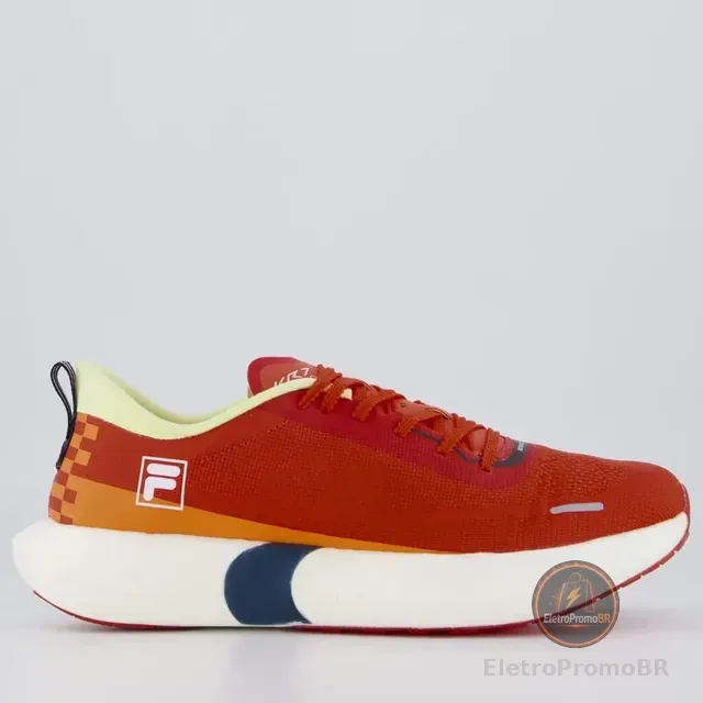 Tênis Fila Kr7 Pro Vermelho E Verde