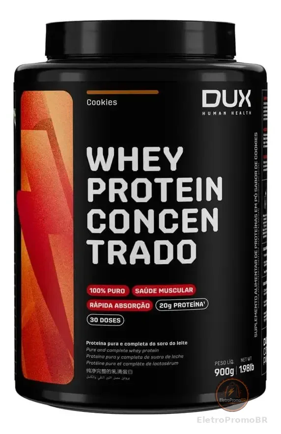 Whey Protein Concentrado Dux Nutrition 900g Pó Torta De Limão