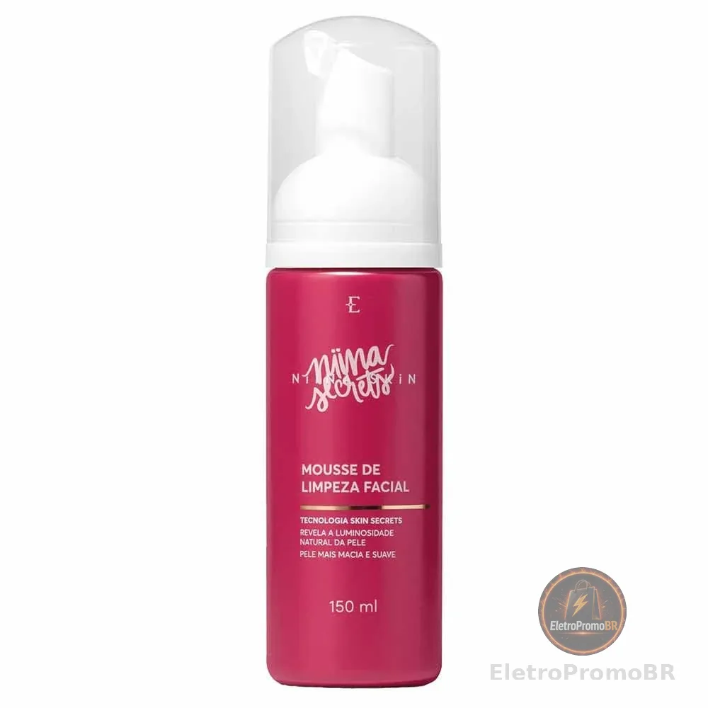 NIINA SKIN MOUSSE LIMPEZA FACIAL PINK 150ml
