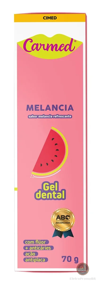 Carmed Gel Dental com Flúor Sabor Melancia 70g