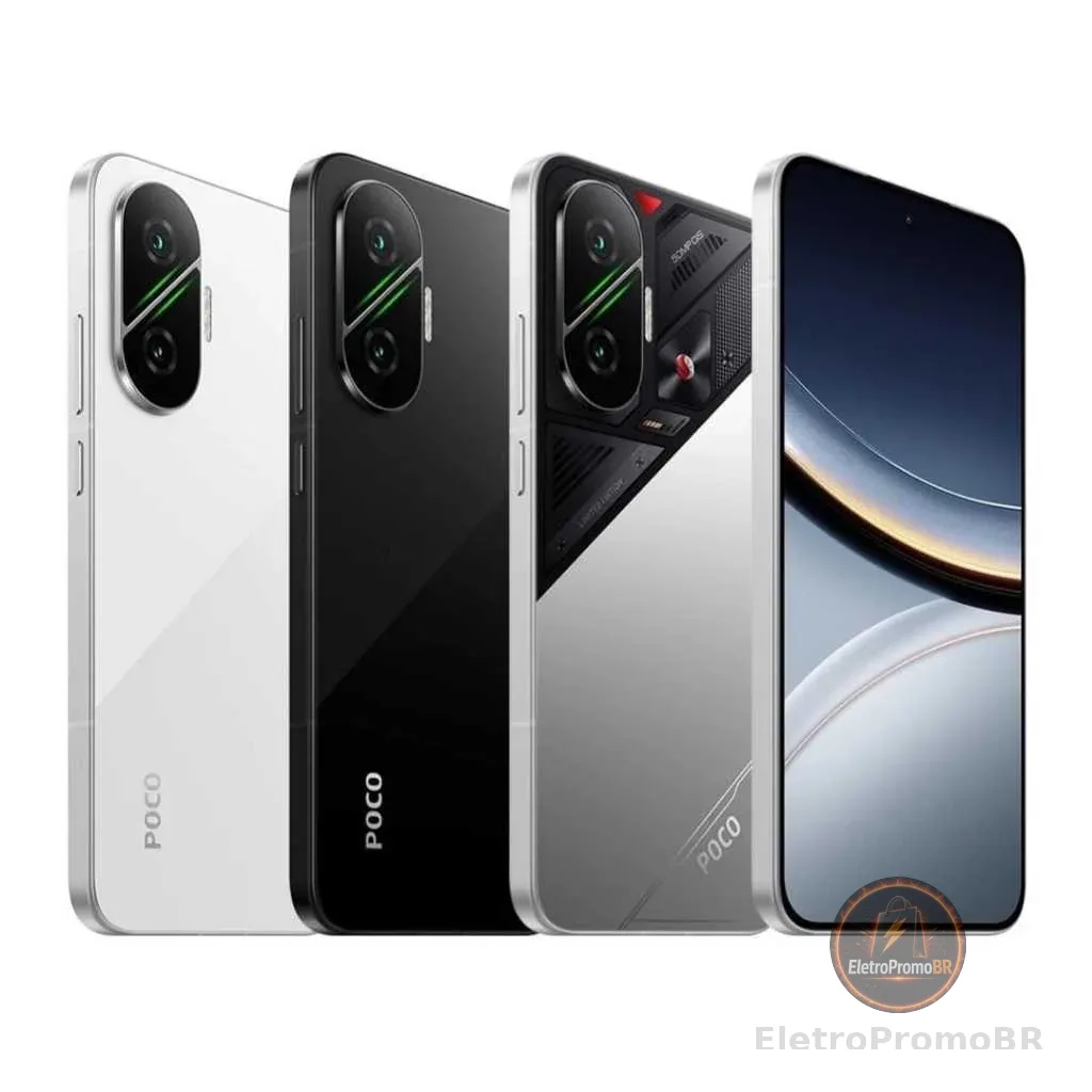 Celular Xiaomi Poco F7 5G 512GB / 256GB Tela Amoled 6.83" Câmera 50MP Versão Global Original