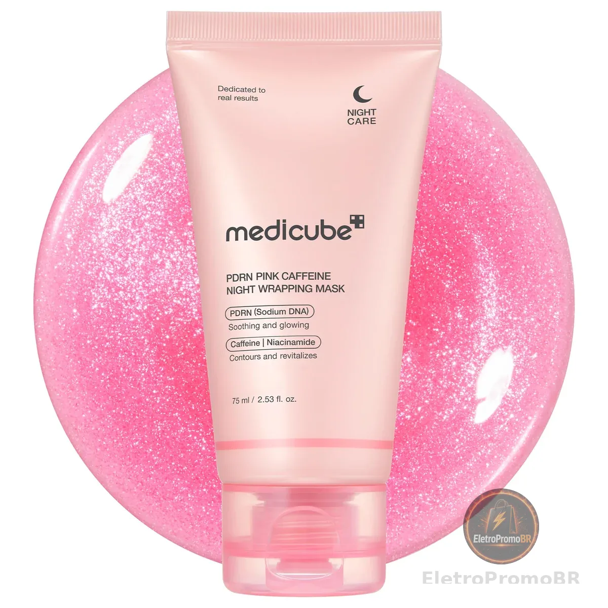 PDRN PINK CAFFEINE NIGHT WRAPPING MASK 75ml