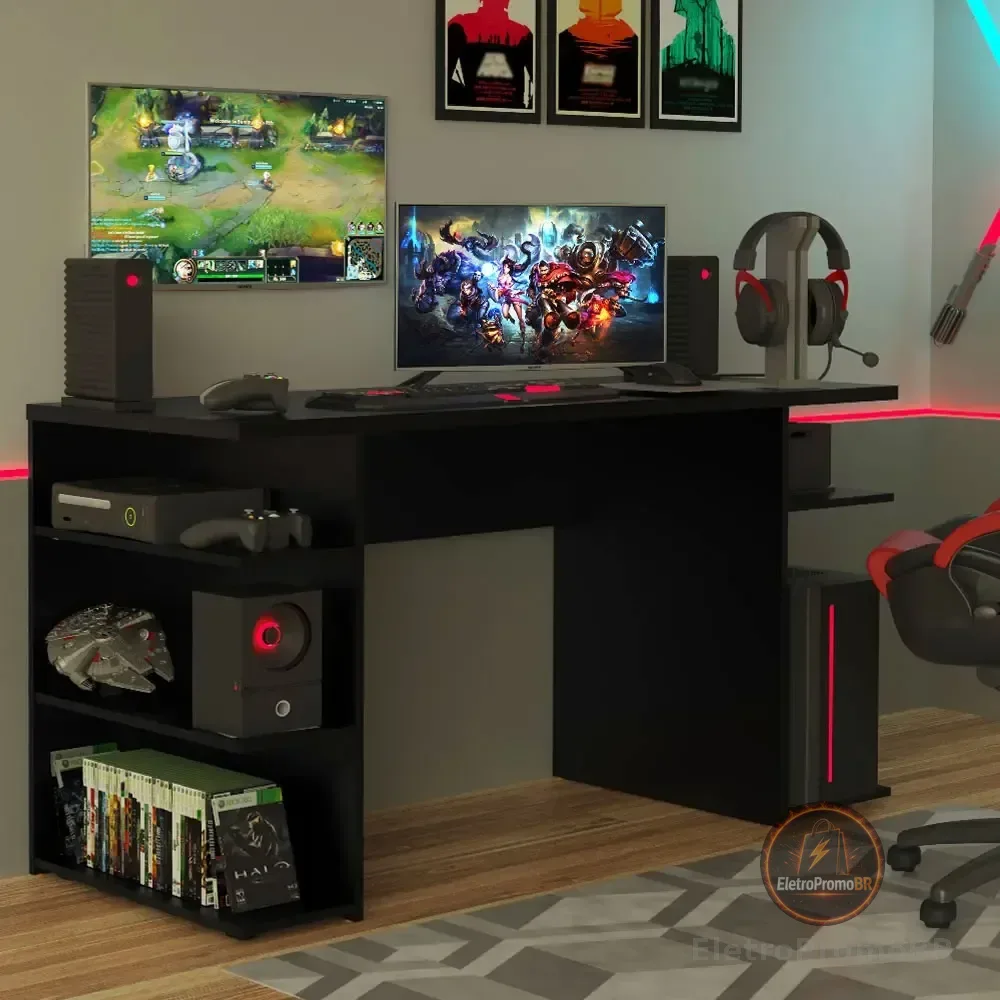 Mesa Gamer Madesa 9409 - Preto