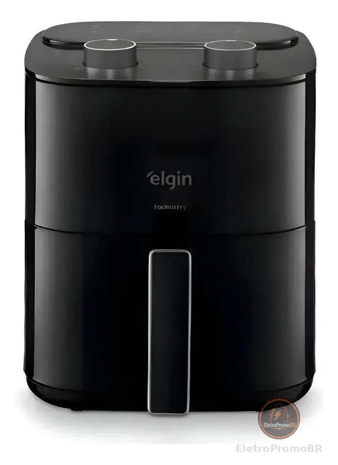 Fritadeira Air Fryer Elgin Facilita Fry 3,5l Potência 1400w Cor Preto