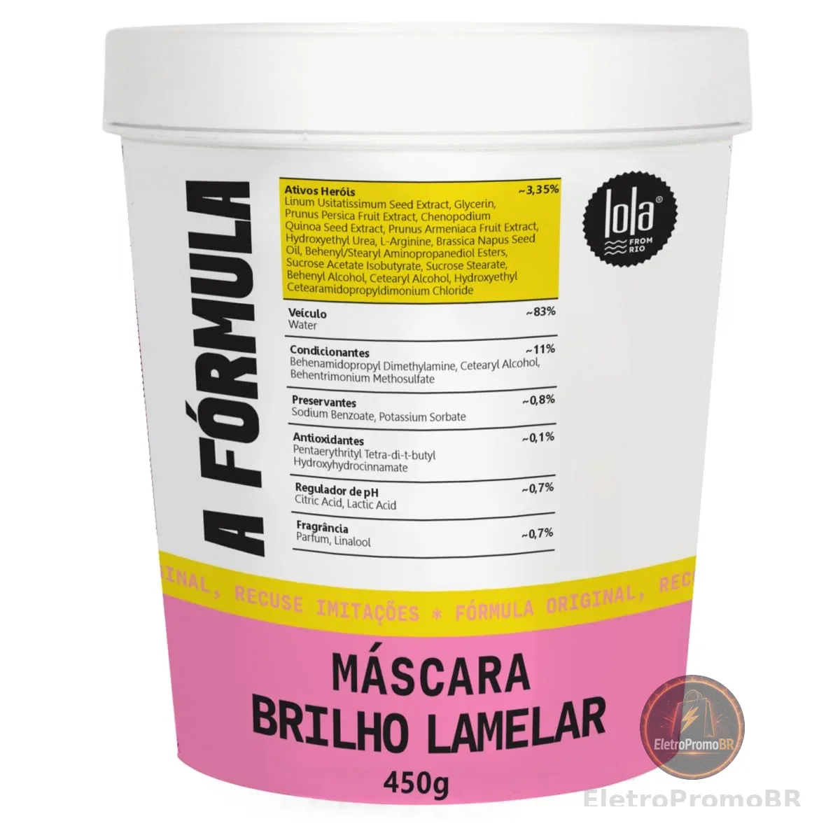 Máscara Capilar A Fórmula 450gr - Lola Cosmetics