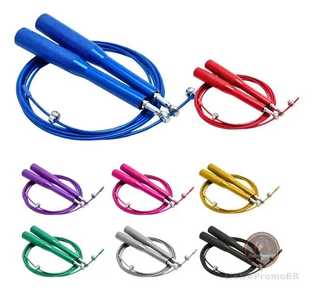 Corda Pular Aço Crossfit Rolamento Profissional Speed 3m