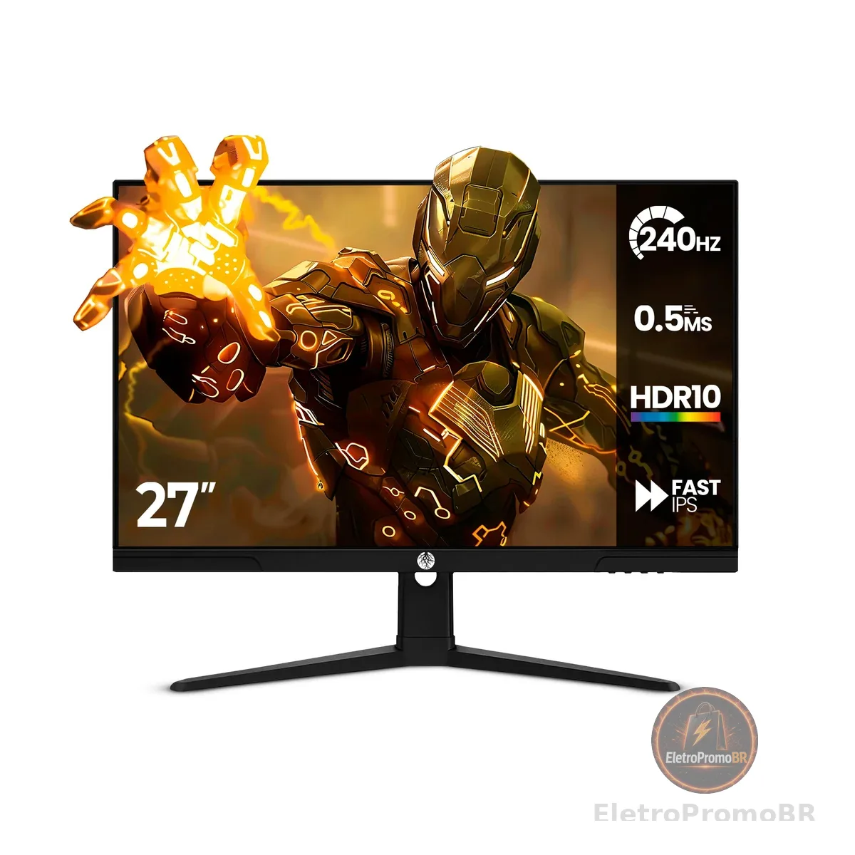 Monitor Gamer HAIZ LM27-E241B – 27" FHD, 240 Hz, 1 ms, HDR10, IPS