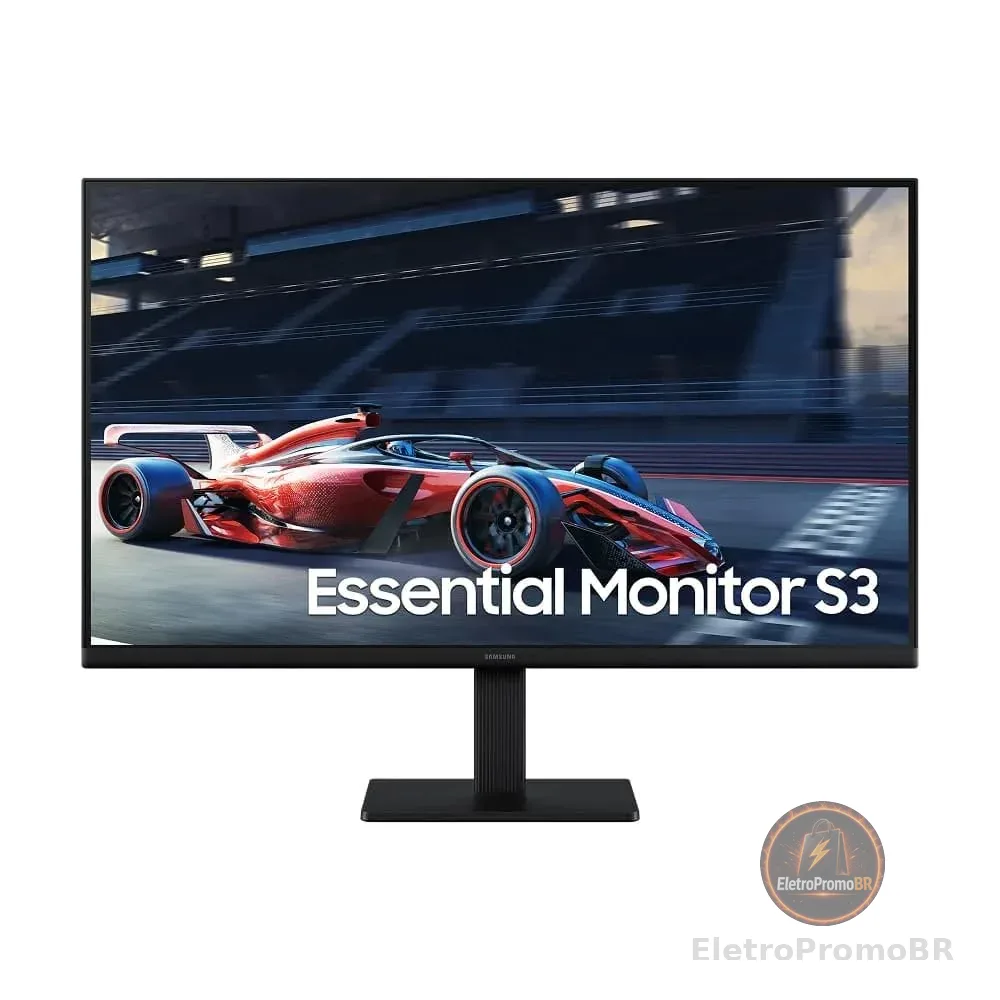 Monitor Gamer Samsung 27" FHD,100 Hz, HDMI, VGA,Preto, S3