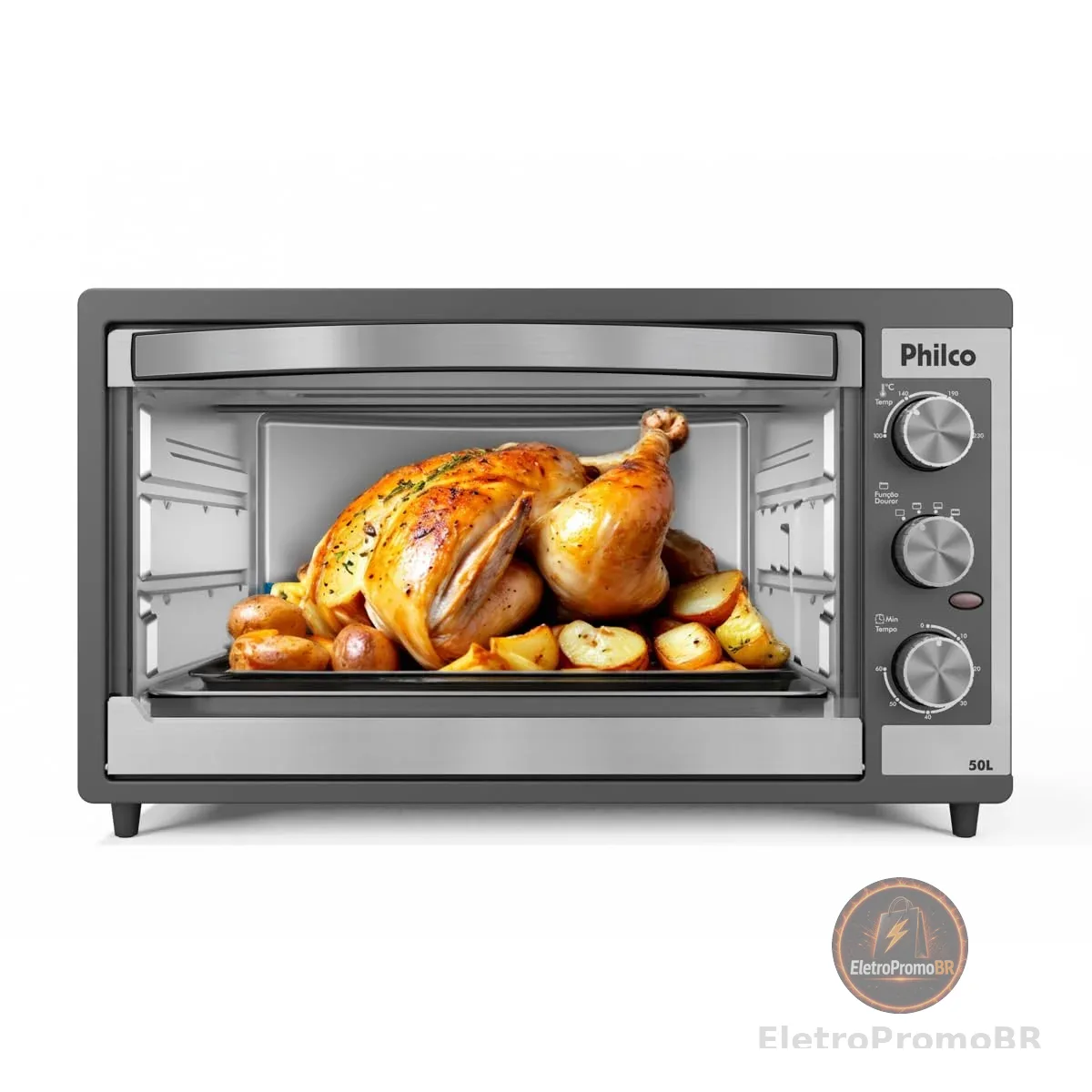 Forno Elétrico 50L Philco PFE52P Dupla resistência 220V
