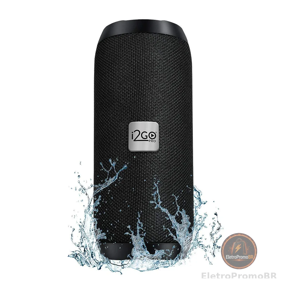 I2GO, Caixa De Som Bluetooth Essential Sound Go, 10W RMS, Resistente à Água, Preto