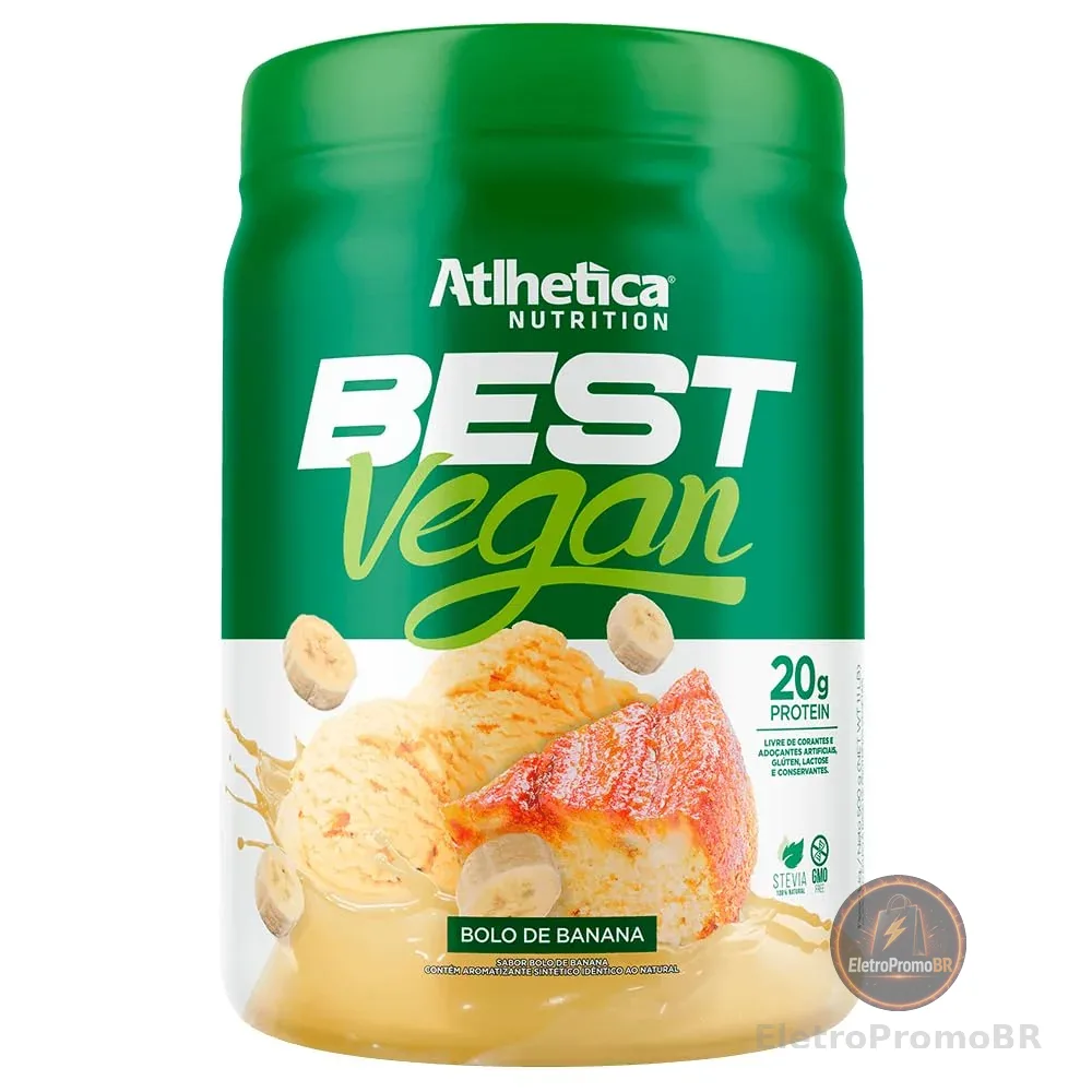 Best Vegan (500g) - Sabor Bolo de Banana, Atlhetica Nutrition