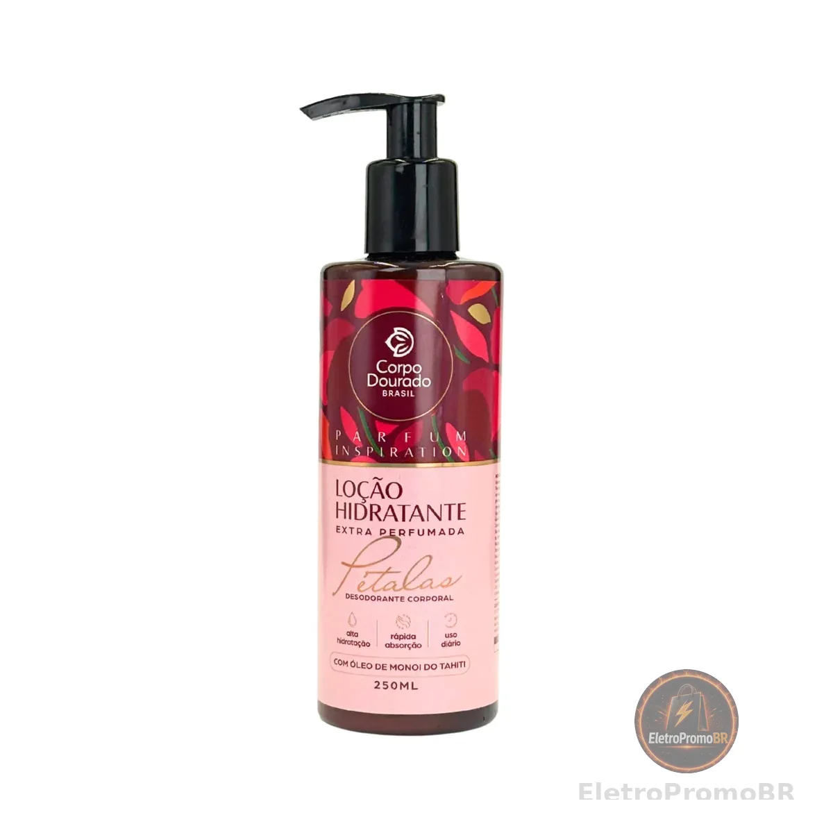 Corpo Dourado Hidratante Parfum Inspiration Pétalas | Hidratante e calmante | 250ml