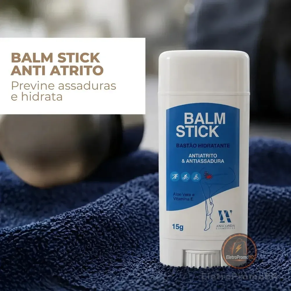 Balm Stick-hidratante Corporal Anaconda Anti Atrito 15gr Fragrância Aloe vera