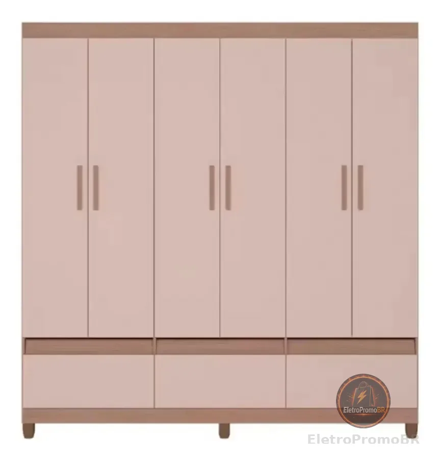 Guarda-roupa Bartira Ilhéus Com Cabideiro Avel?/cappuccino