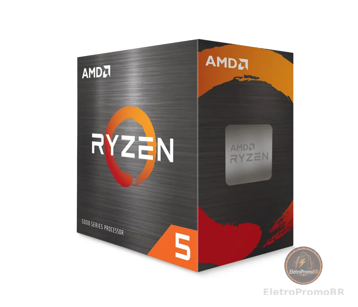 Processador AMD Ryzen 5 5500 100100000457BOX, Cerâmica cinza