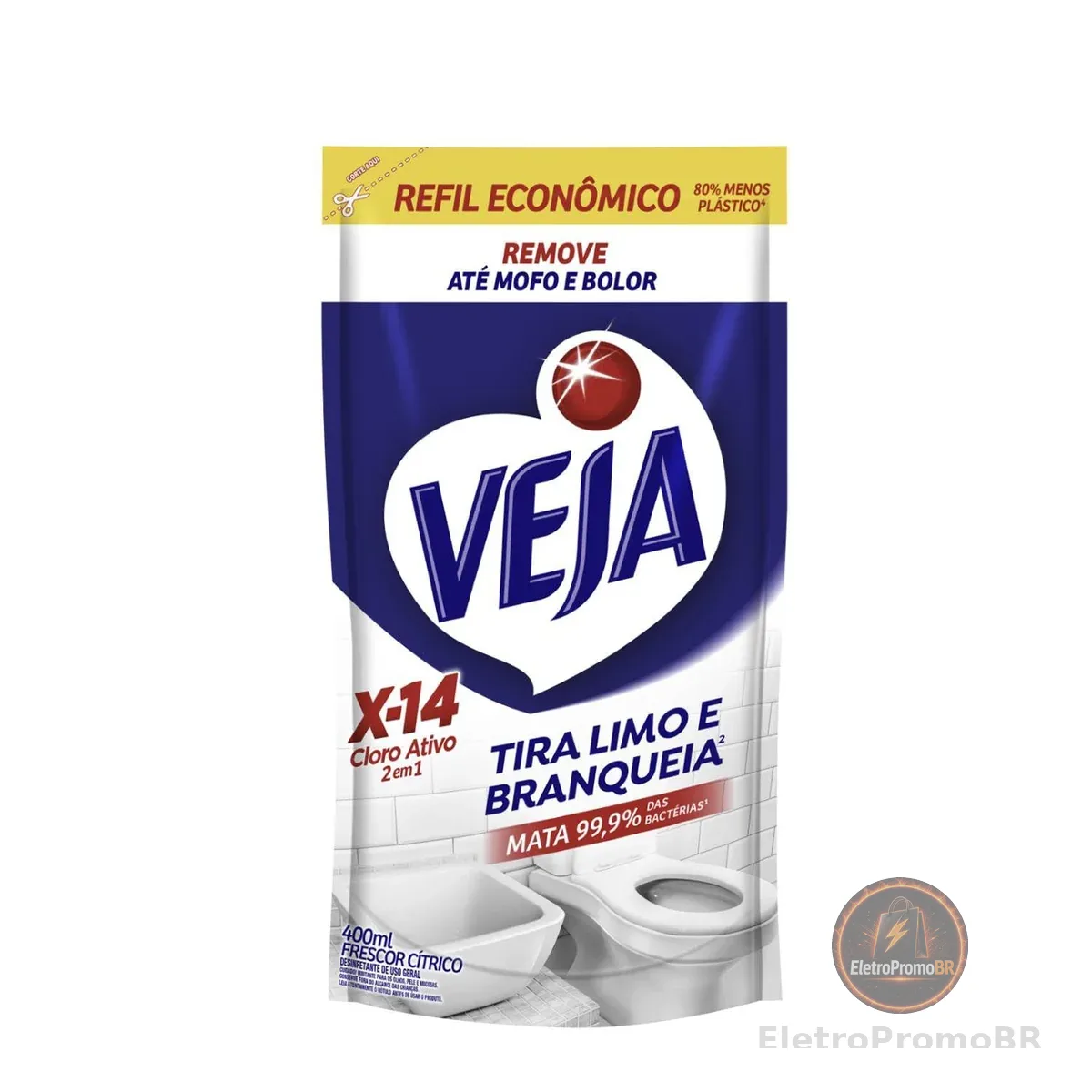 Veja X14 Limpador Tira Limo 400ml Refil