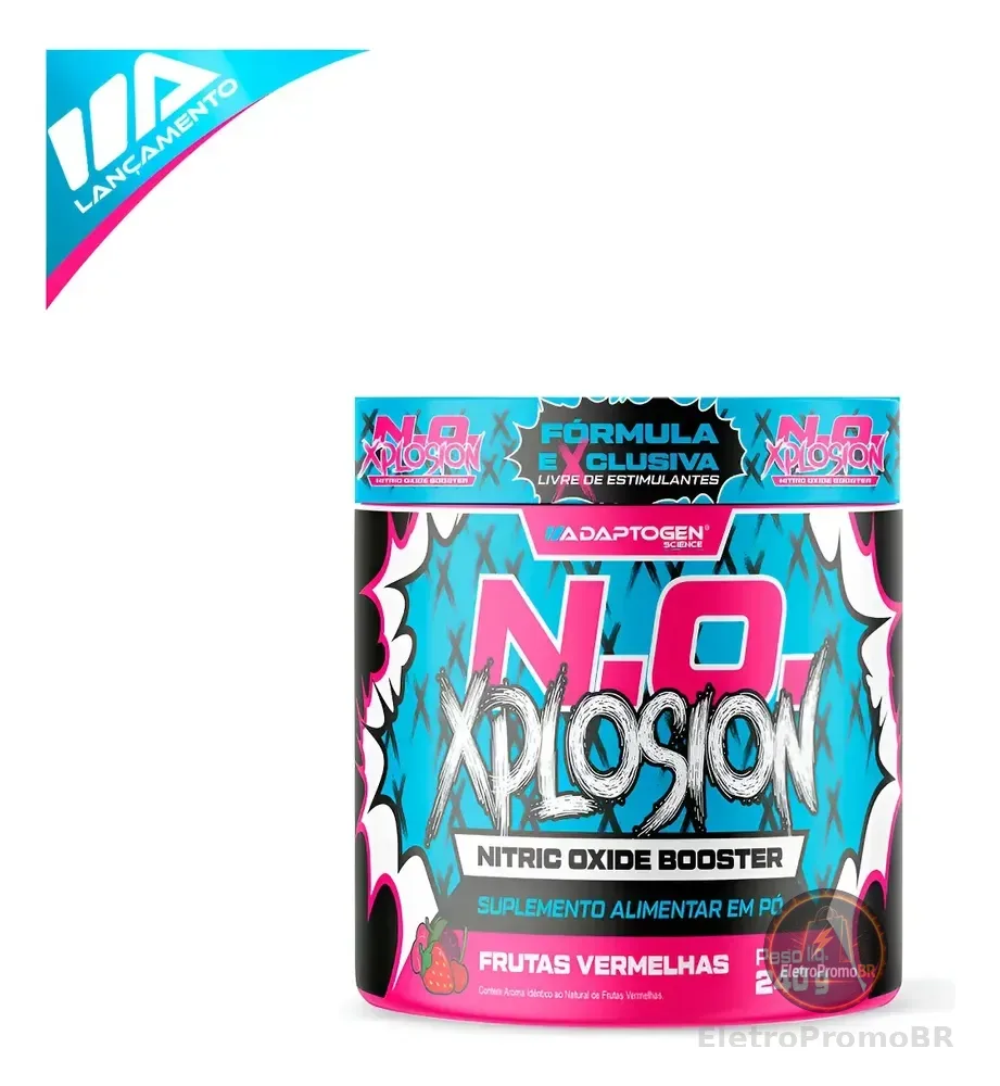 N.o Xplosion 240g - Pré Treino - Adaptogen Frutas Vermelhas
