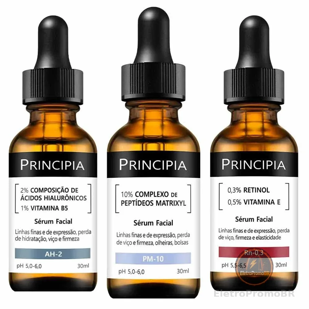 PRINCIPIA, Kit Trio Antissinais AH-2 + PM-10 + Rn-0,3