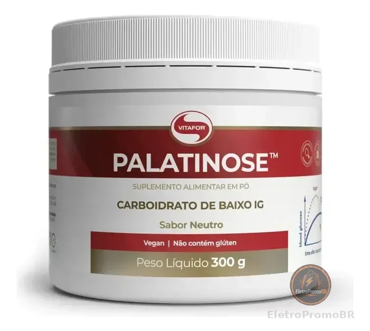 Suplemento Alimentar Palatinose 300g Vitafor Sem Sabor