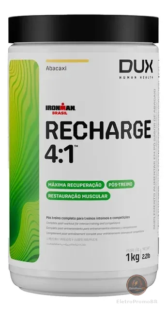 Dux Human Health Recharge 4:1 Suplemento Pote 1000g