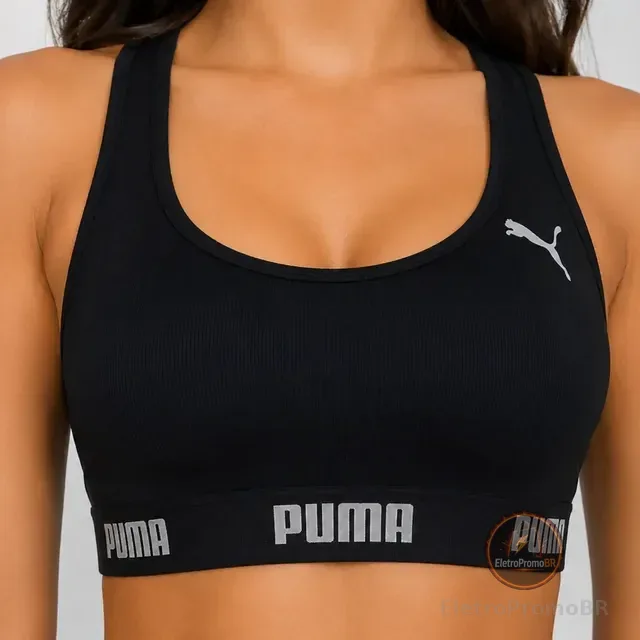 Top Puma Academia Fitness Original Nadador Alta Sustentação