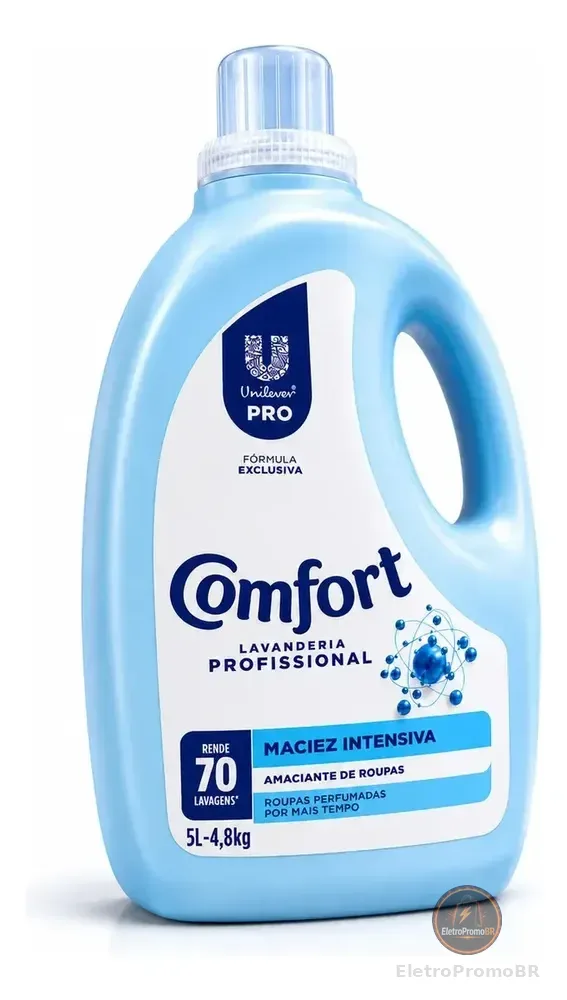 Amaciante Comfort Lavanderia Profissional Maciez Intensiva 5 L