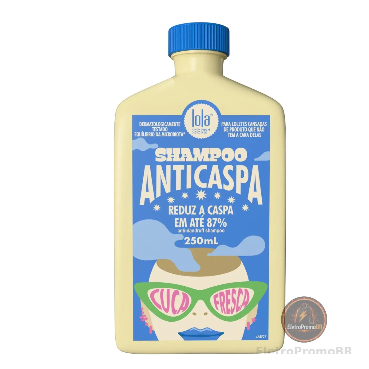 Shampoo Anticaspa Lola Cosmetics Cuca Fresca 250 ml